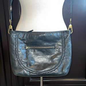 The Sak Black Leather Crossbody & Shoulder Bag